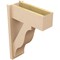 Ekena Millwork 7 1/2-in W x 18-in D x 26-in H Funston Block Rough Cedar Woodgrain TimberThane Outlooker, Primed Tan OUTUR075X18X26FST44RCPR - alternate 6